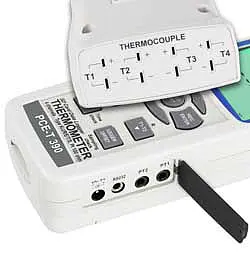 Ingangen van de datalogger PCE-T390