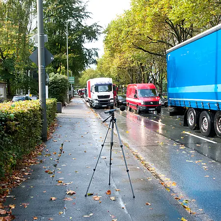 decibelmeter in gebruik