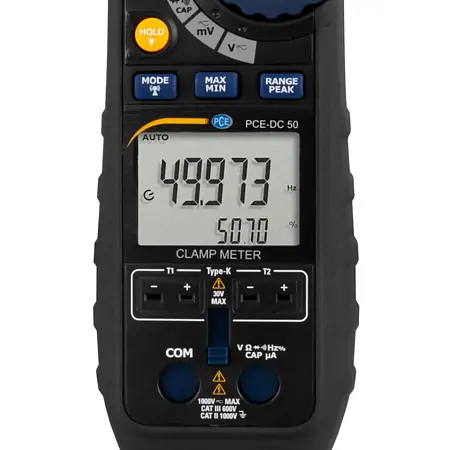 Digitale multimeter Display