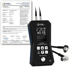 Diktemeter PCE-TG 150A-ICA incl. ISO-kalibratiecertificaat 