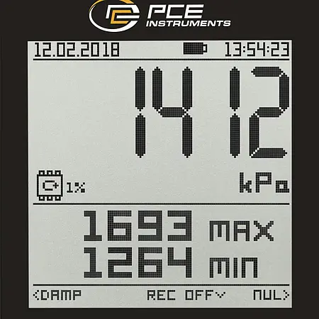 Drukmeter Display