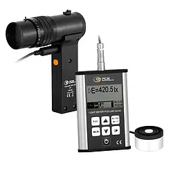 Fotometer PCE-LMD 200LD-KIT inclusief helderheids opzetstuk
