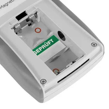 Gaussmeter Batterijcompartiment