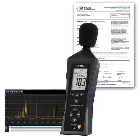 Geluidsmeter PCE-322ALEQ-ICA