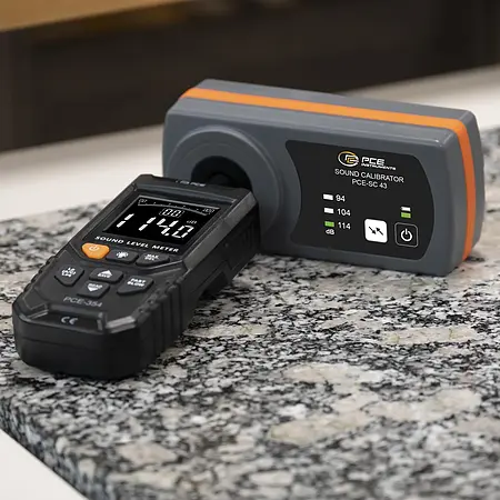 Geluidsniveaumeter Toepassingsfoto