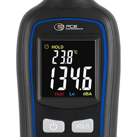 Geluidsniveaumeter Display