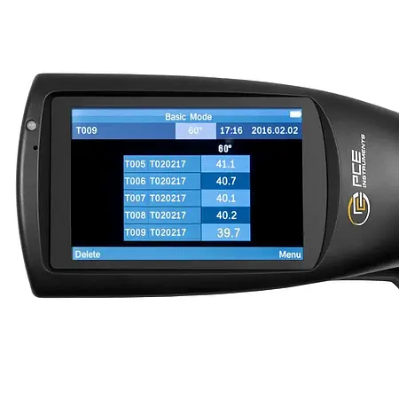 Glansmeter PCE-IGM 60 display