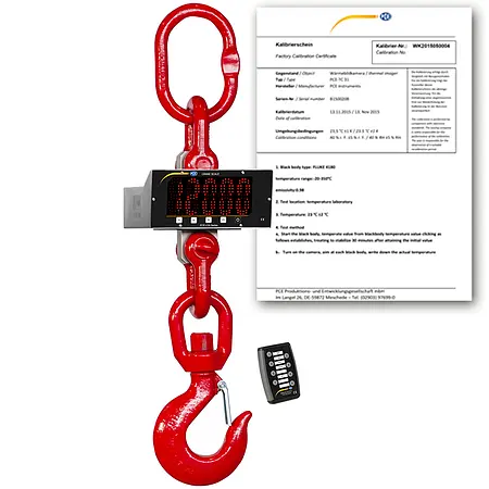 Hangweegschaal digitaal PCE-CSI 12-ICA incl. ISO-kalibratiecertificaat