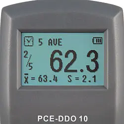 Hardheidsmeter PCE-DDO 10 display