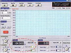 Manometer serie PCE-P software1