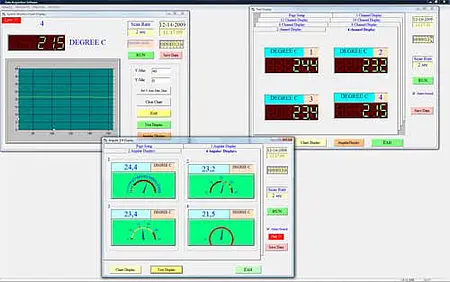 De extra software van de HVAC meter PCE-T390