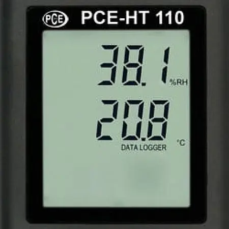 Hygrometer Vooraanzicht