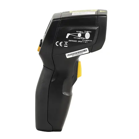 Infrarood thermometer Zijaanzicht