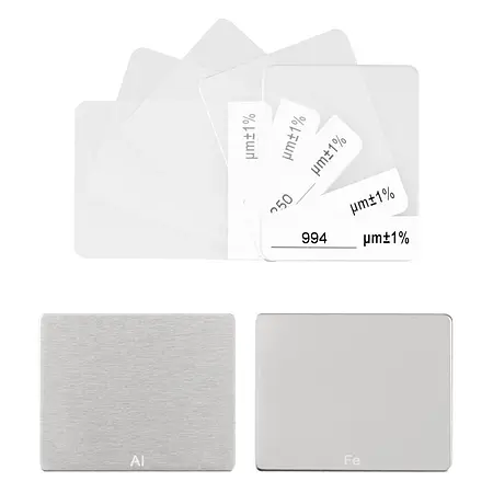 Kalibratieplaten - set Fe/NFe PCE-CT Shims Fe/NFe set 50-1000µm