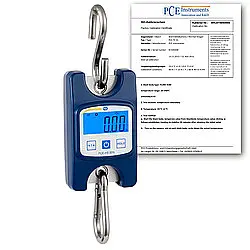 Kraanweegschaal PCE-HS 50N-ICA incl. ISO-Kalibratiecertificaat