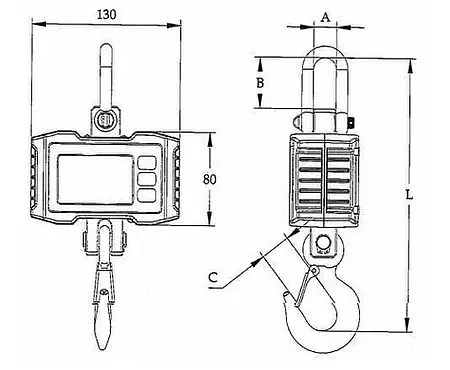 Krachtmeter PCE CS 1000 N