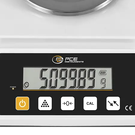 Laboratoriumweegschaal Display