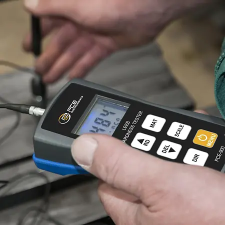 Hardheidsmeter Toepassingsfoto