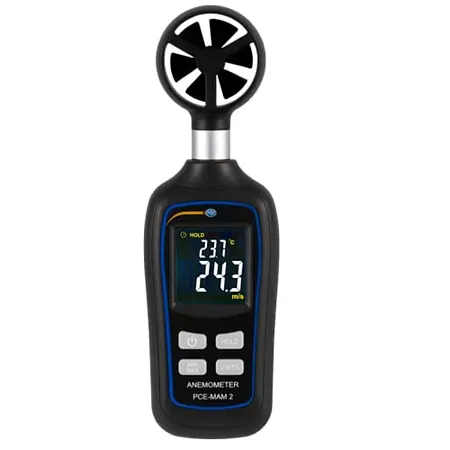 Luchtstroommeter Vooraanzicht