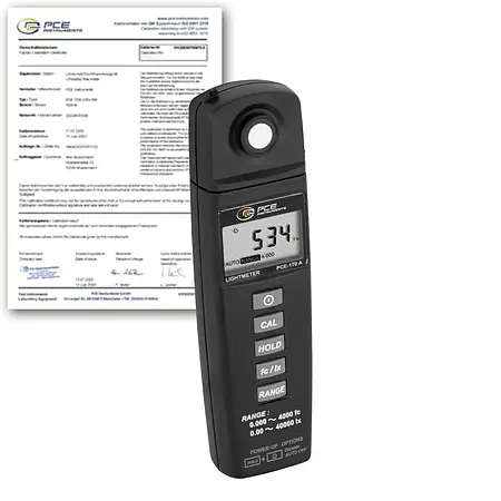 Luxmeter PCE-170 A-ICA