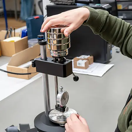 Hardheidsmeter Toepassingsfoto