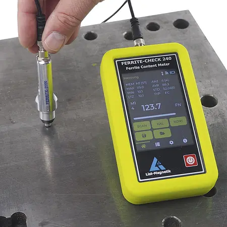 Materiaaltester Toepassingsfoto