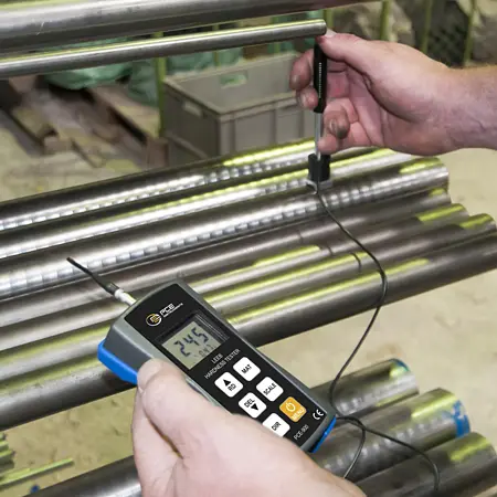 Materiaaltester Toepassingsfoto