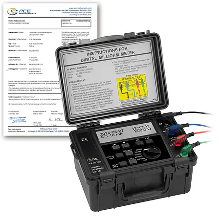 Milliohmmeter PCE-MO 2006-ICA