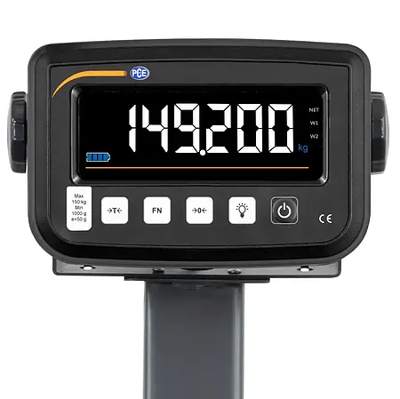 Display multifunctionele weegschaal
