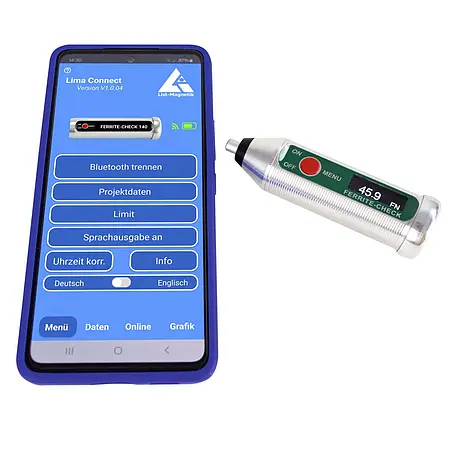 Oppervlakte tester APP