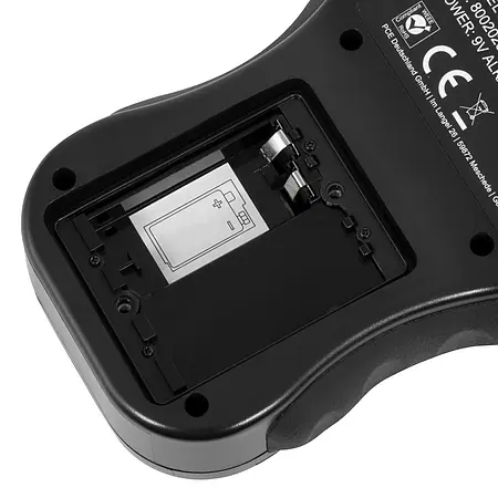 Oppervlakte tester Batterijcompartiment