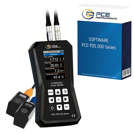 Stromingsmeter PCE-TDS 200 S-SW-KIT