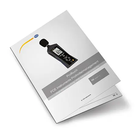 Testlogboek PCE-SL-PB voor geluidsniveaumeter