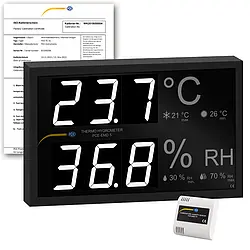 thermo hygrometer PCE-EMD 5-ICA  Incl. ISO-kalibratie