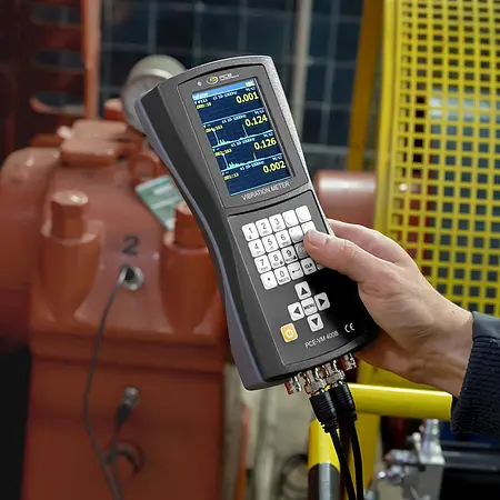 Trillingsmeter Toepassingsfoto