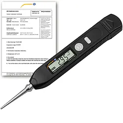 Trillingsmeter PCE-VT 1100S-ICA incl. ISO-kalibratiecertificaat 
