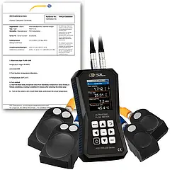 Ultrasone flowmeter PCE-TDS 200 ML-ICA incl. ISO-kalibratiecertificaat 