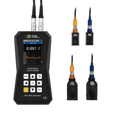 Ultrasone flowmeter Vooraanzicht