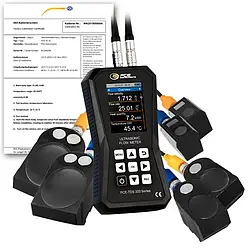Ultrasone flowmeter PCE-TDS 200 SML-ICA incl. ISO-kalibratiecertificaat 