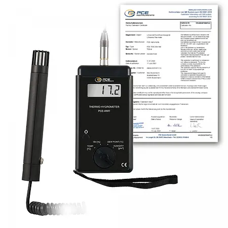 Vochtmeter / vochtigheidsmeter relatief PCE-WM1-ICA