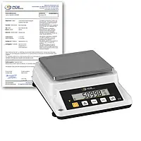 Analytische weegschaal PCE-BSK 5100-ICA incl. ISO-kalibratiecertificaat 