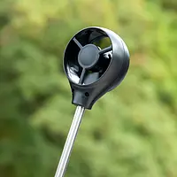 Anemometer in gebruik