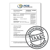 DAkkS kalibratie (ISO 17025) voor anemometer