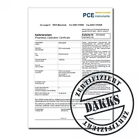 DAkkS-kalibratiecertificaat CAL-DAKKS-S-AP voor analyse- en precisieweegschalen