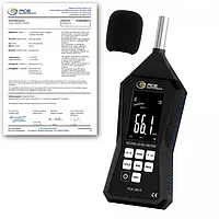 Decibelmeter PCE-325D-ICA incl. ISO-kalibratiecertificaat 