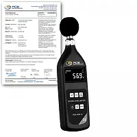 Decibelmeter PCE-ASM 10-ICA incl. ISO-kalibratiecertificaat 