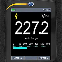 Digitale multimeter display