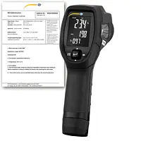 Digitale thermometer PCE-ILD 10-ICA incl. ISO-kalibratiecertificaat 