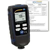 Diktemeter PCE-CT 65-ICA (F/N) incl. ISO-Kalibratiecertificaat 