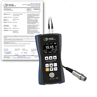 Diktemeter PCE-TG 300-NO5-ICA incl. ISO-kalibratiecertificaat 
